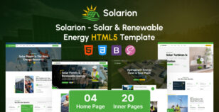 Solarion - Solar and Renewable Energy HTML5 Template by Hamina-Themes