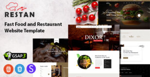 Restan - Fast Food and Restaurant HTML Template by validthemes