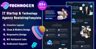 Technogen - IT Startup and Technology Company Bootstrap Template by SemoThemes
