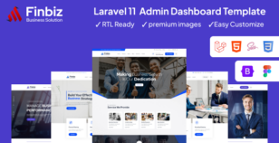 Finbiz - Laravel 11 Consulting Business Template by ThemeWant