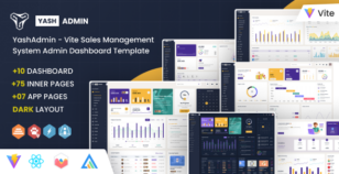 YashAdmin - Vite Sales Management System Admin Dashboard Template by DexignZone