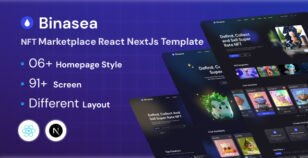Binasea - NFT Portfolio  React NextJS Template by themesflat