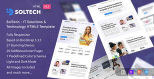 SolTech - IT Solutions & Technology HTML5 Template by DSAThemes