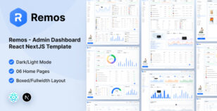 Remos - eCommerce Admin Dashboard React NextJS Template by themesflat