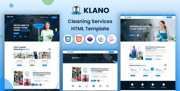 Klano - Cleaning Services HTML Template by themeholy