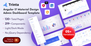 Trinta - Material Design Angular Admin Dashboard Template by EnvyTheme