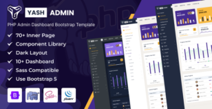 YashAdmin - PHP Sales Management System Admin Dashboard Template by DexignZone