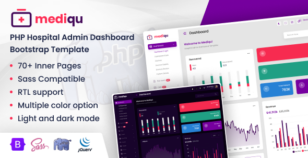 Mediqu - PHP Hospital Admin Dashboard Bootstrap Template by DexignZone