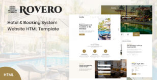Rovero - Hotel & Booking Service HTML Template by eThemeStudio