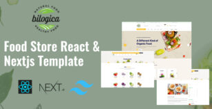 Bilogica - Food Store React & Nextjs Template by nsstheme
