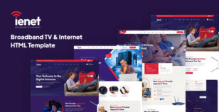 Ienet - Broadband TV & Internet HTML Template by Layerdrops