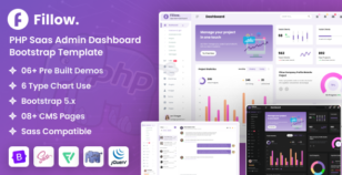 Fillow - PHP Saas Admin Dashboard Template by dexignlabs