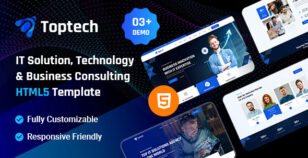 Toptech – IT Solution, Technology & Business Consulting HTML5 Template by Dreamit-Solution