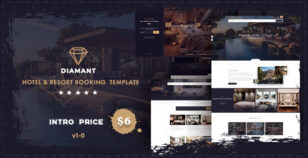 Diamant - Hotel & Resort Booking  Template by kwst