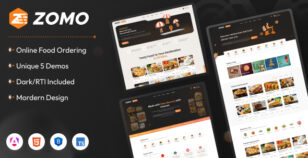 Zomo - Online Organic Food Delivery Angular Template by PixelStrap