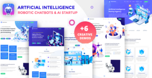Robotgen - Robotics and AI Startup Agency Bootstrap Template by SemoThemes