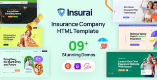 Insurai - Insurance Company HTML Template by Theme_Pure