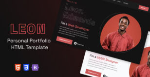 Leon - Personal Portfolio HTML Template by NusaTheme