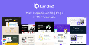LandinX - Multipurpose Landing Page Template by Creationic