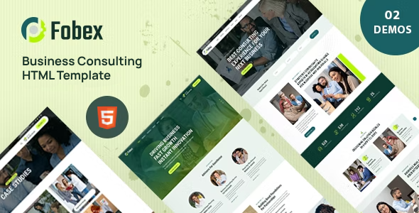 Fobex - Multipurpose Business Agency HTML Template by codesholder