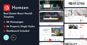 Homzen | Real Estate React NextJS Template by themesflat