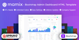 Mamix - Bootstrap HTML Admin Dashboard Template by SPRUKO