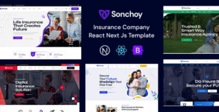 Sonchoy - Insurance Company React Next Js Template by Thememx