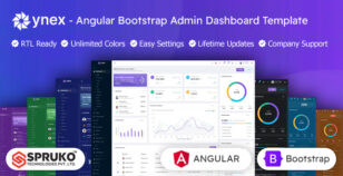Ynex - Angular NG Bootstrap Admin Dashboard Template by SPRUKO