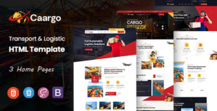 Caargo - Transport & Logistics HTML Template by KodeSolution