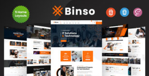 Binso - Digital Agency HTML Template by KodeSolution