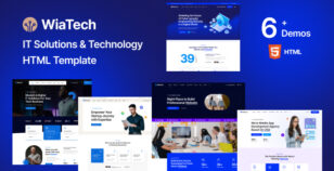 WiaTech - IT Services & Development HTML Template by themesflat