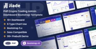 Jiade - PHP Crypto Trading Admin Dashboard Bootstrap Template by dexignlabs