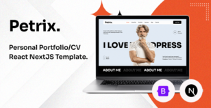 Petrix - Personal Portfolio/CV React NextJS Template by CodeeFly