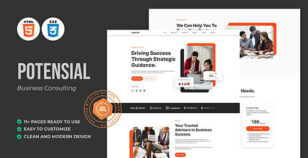 Potensial - Business Consulting HTML Template by Rometheme