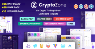 CryptoZone - Vite Crypto Trading Admin Dashboard Template by DexignZone