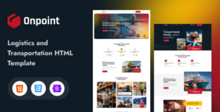 Onpoint - Logistics and Transportation HTML Template by themehealer