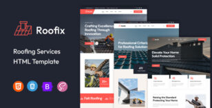 Roofix | Roofing Services HTML Template by capricorn-studio