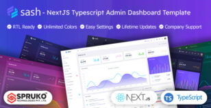 Sash - Nextjs Typescript Admin Dashboard Template by SPRUKO