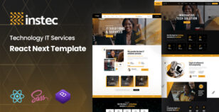 Instec - Technology IT Services React Template by KodeSolution