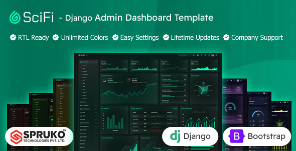 SCIFI - Django Admin Dashboard Template by SPRUKO