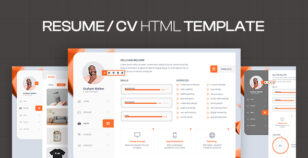 Resio - Resume HTML Template by PremiumLayers