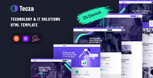 Tecza – Technology & IT Solutions HTML Template by HixStudio