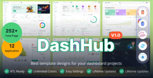 DashHub - Tailwind CSS Admin Dashboard Template by pixelaxis