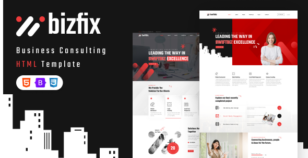 Bizfix- Business Consulting HTML Template by cmshaper
