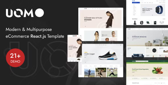 Uomo - eCommerce React Js Template by elite-themes24