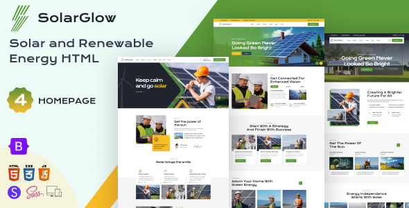 Solarglow - Solar & Renewable Energy HTML Template by modinatheme