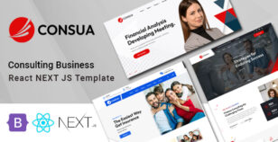 Consua - Business & Finance Next js Template by validthemes