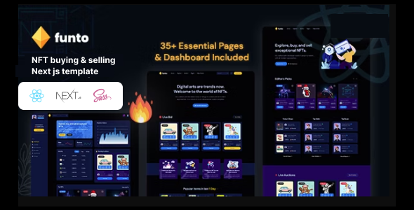 Funto - NFT Marketplace by rk_theme