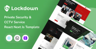 Lockdown - Security & CCTV Services React Next Js Template by starplate