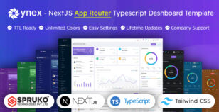 Ynex - Nextjs App Router Typescript Dashboard Template by SPRUKO